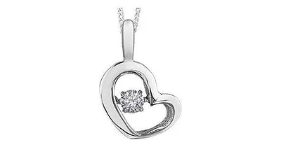 0.10ct T.W. Pulse Diamond 10k Gold Dancing Pendant