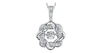 0.35 ct. T.W. Pulse Diamonds White Gold Love Knot Pendant