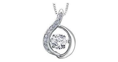 ct. T.W. Pulse Diamonds White Gold Whirlwind Pendant