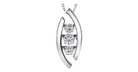 0.30ct. T.W. Pulse Diamonds White Gold Teardrop Pendant