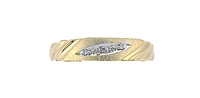 0.02 ct T.W. Luxy Fit Yellow Gold Wedding Band