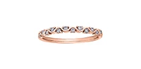 ct T.W. Diamond Rose Gold Ring Stack