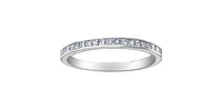 0.37 ct T.W. Princess Cut 14K White Gold Ladies Band