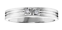 0.03 ct T.W. White Gold Wedding Band