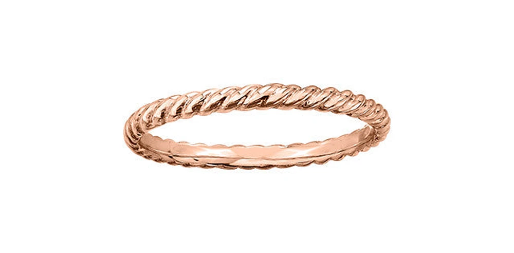 Rope Rose Gold Band