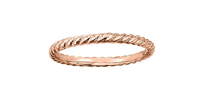 Rope Rose Gold Band