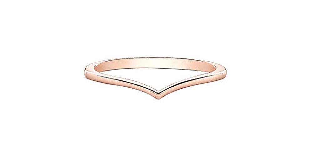 Contour Rose Gold Ring Stack