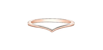 Contour Rose Gold Ring Stack