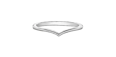 Contour Canadian White Gold Band