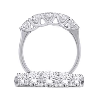 0.50 ct T.W. 5-stone White Gold Band