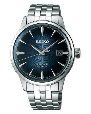 Seiko Mens Analogue Automatic Watch Cocktail Blue SRPB41J1