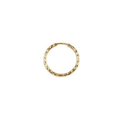 19mm Diamond Cut Yellow Gold Dazzles