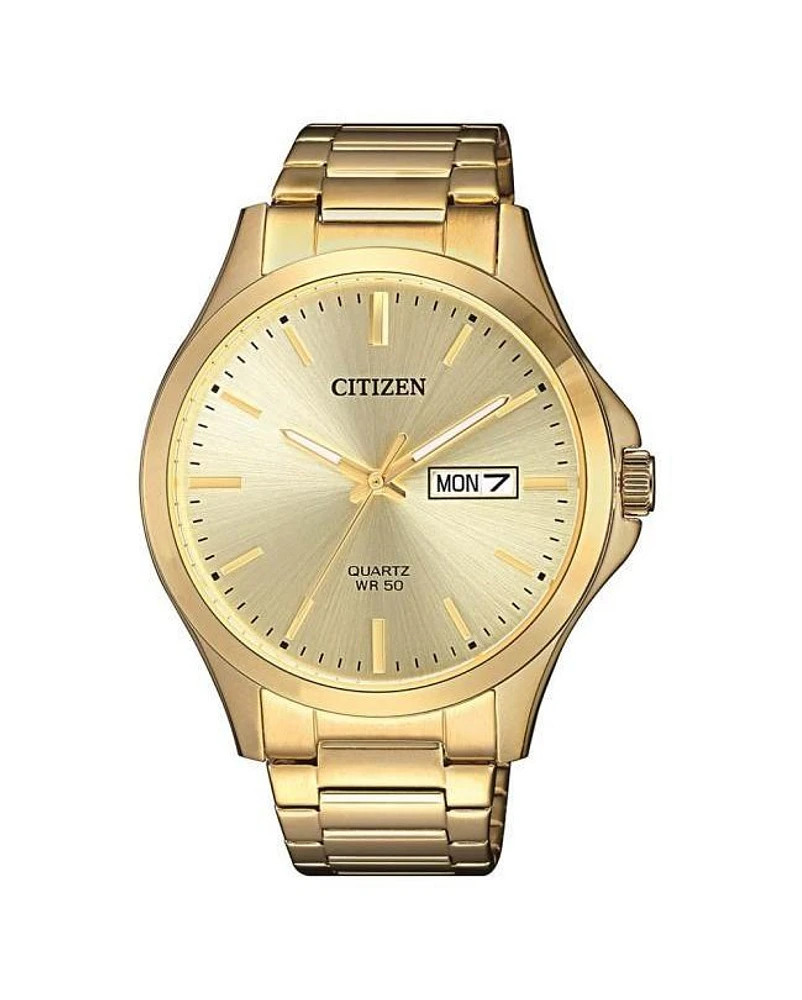 Citizen Quartz Mens Gold-tone Watch (Model:BF2003-84P)