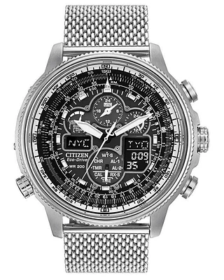 Citizen Eco-Drive Promaster Navihawk A-T Chronograph Silver-tone (Model JY8030-83E)