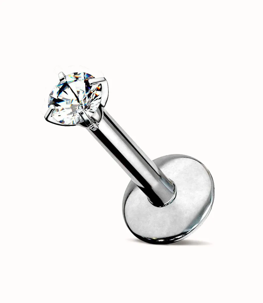 4MM Cubic Zirconia 4-Prong