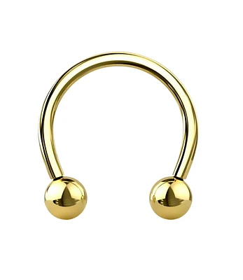 Horseshoe Barbell Gold 16g