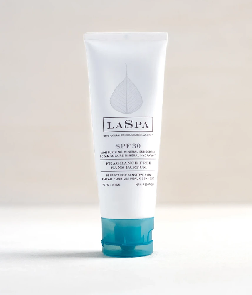 LASPA Moisturizing Mineral Sunscreen SPF 30