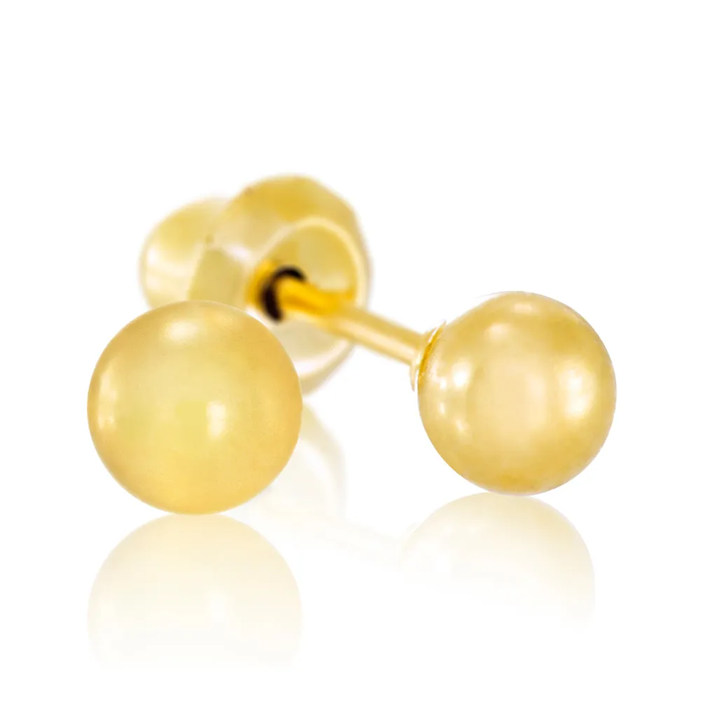 14KT Yellow Gold 4mm Ball - #2