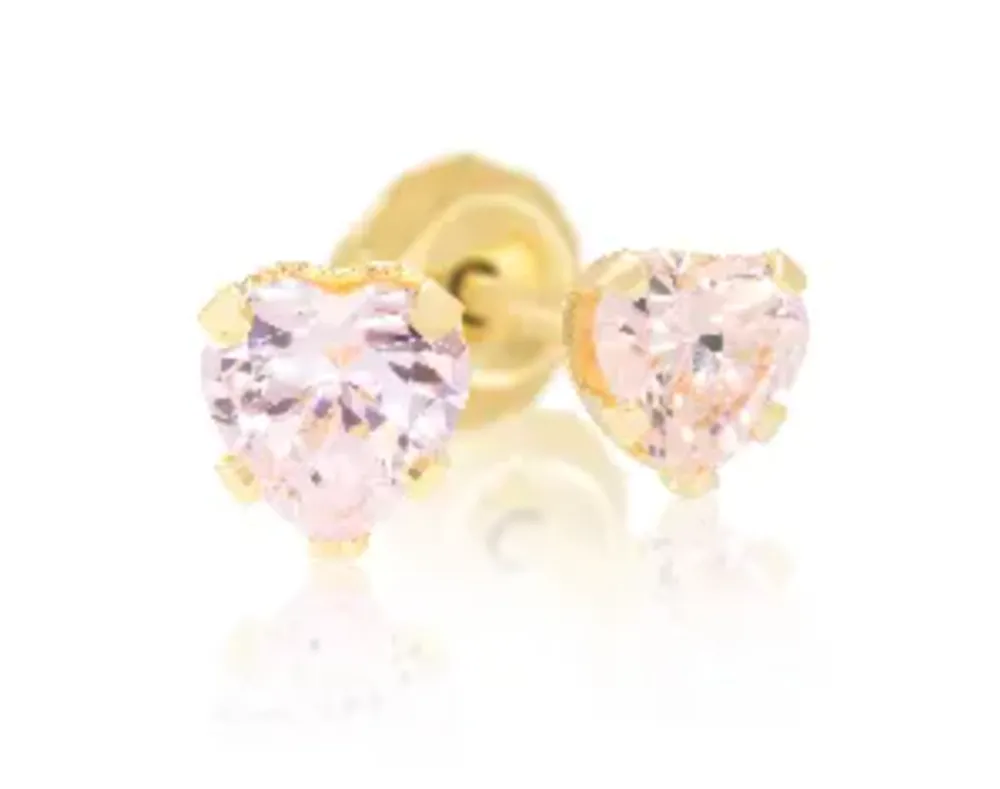 471 - Pink Heart CZ