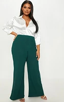 Emerald chiffon wide leg pant 60144