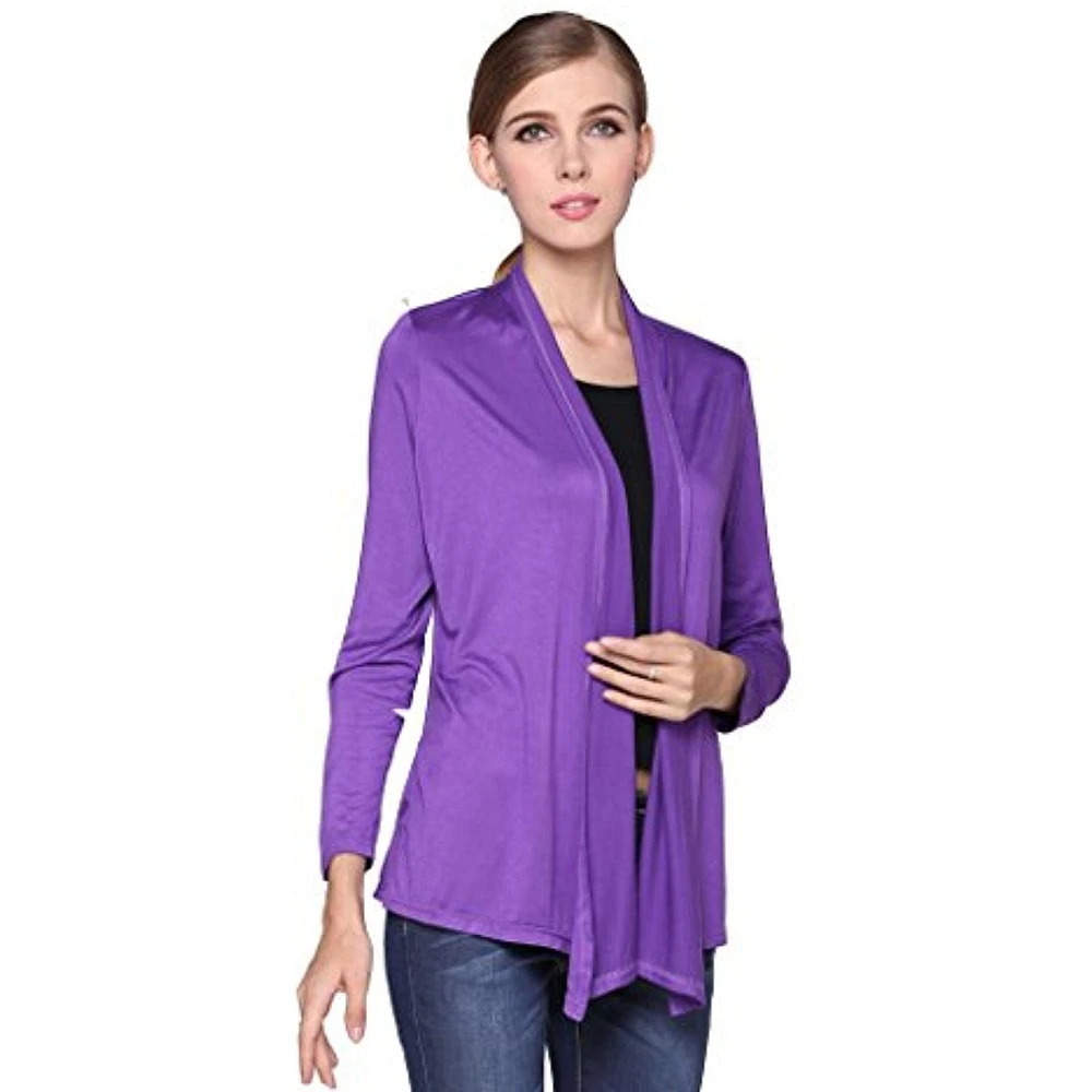 LAVENDER CARDIGAN WITH SLEVEES 16414