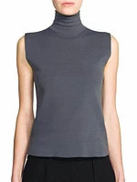 Heather Grey Turtle Neck Top QK335