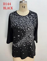 Printed Sequin Top D144