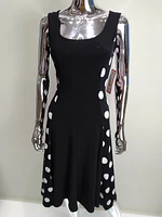 Polka Dot Panel Dress