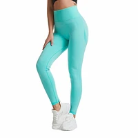 women's high waist hip lift wrinkle tight fitness pants