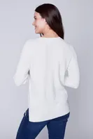 Solid henley top