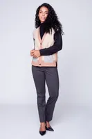 Two tone detail cardigan