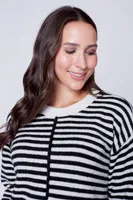 Two tone stripe top