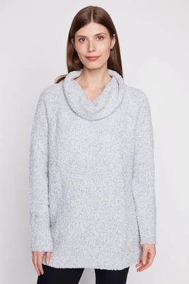 Funnel neck cozy sweater