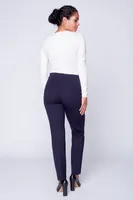 Ponte di roma knit pant