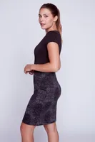 Tweed knit skirt