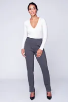 Pull on slim leg pant