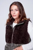 Sherpa combo vest