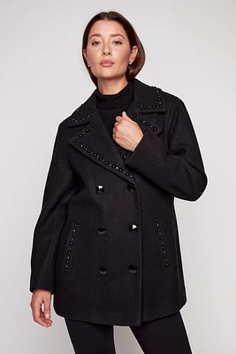 Double breasted pea coat