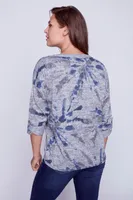 Abstract print design top