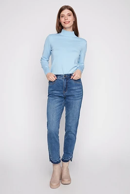 Suzanne embroidery ankle jean