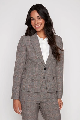 Plaid blazer