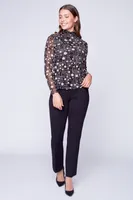 Mesh dot design top