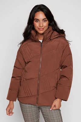 Quilt puffer jacket