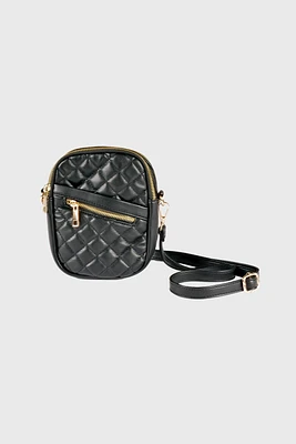 Quilted crossbody bag