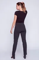 High waisted solid pant