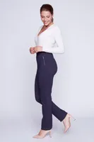 High waisted solid pant