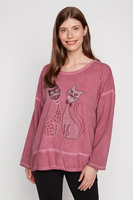 Two cats cotton top