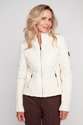 Quilted polyfill jacket