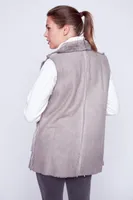 Shearling vest