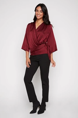 Wrap blouse